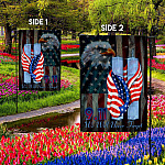 1O. Never Forget 9 11-30x40-Side 1 Garden Flag Mockup 2 Side-2