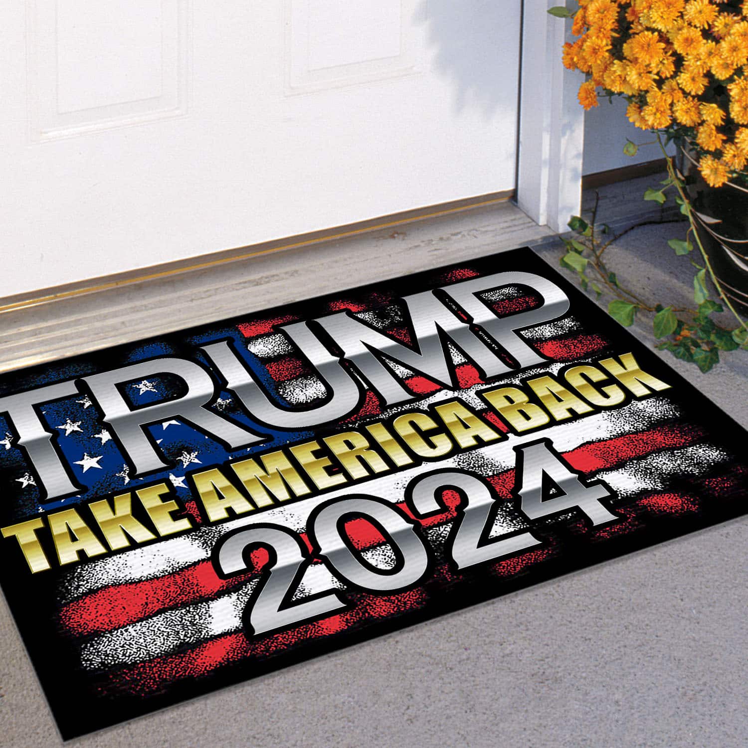 5BN. Trump Back 2024 Doormat mockup 11