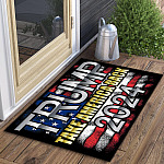 5BN. Trump Back 2024 Doormat mockup 3