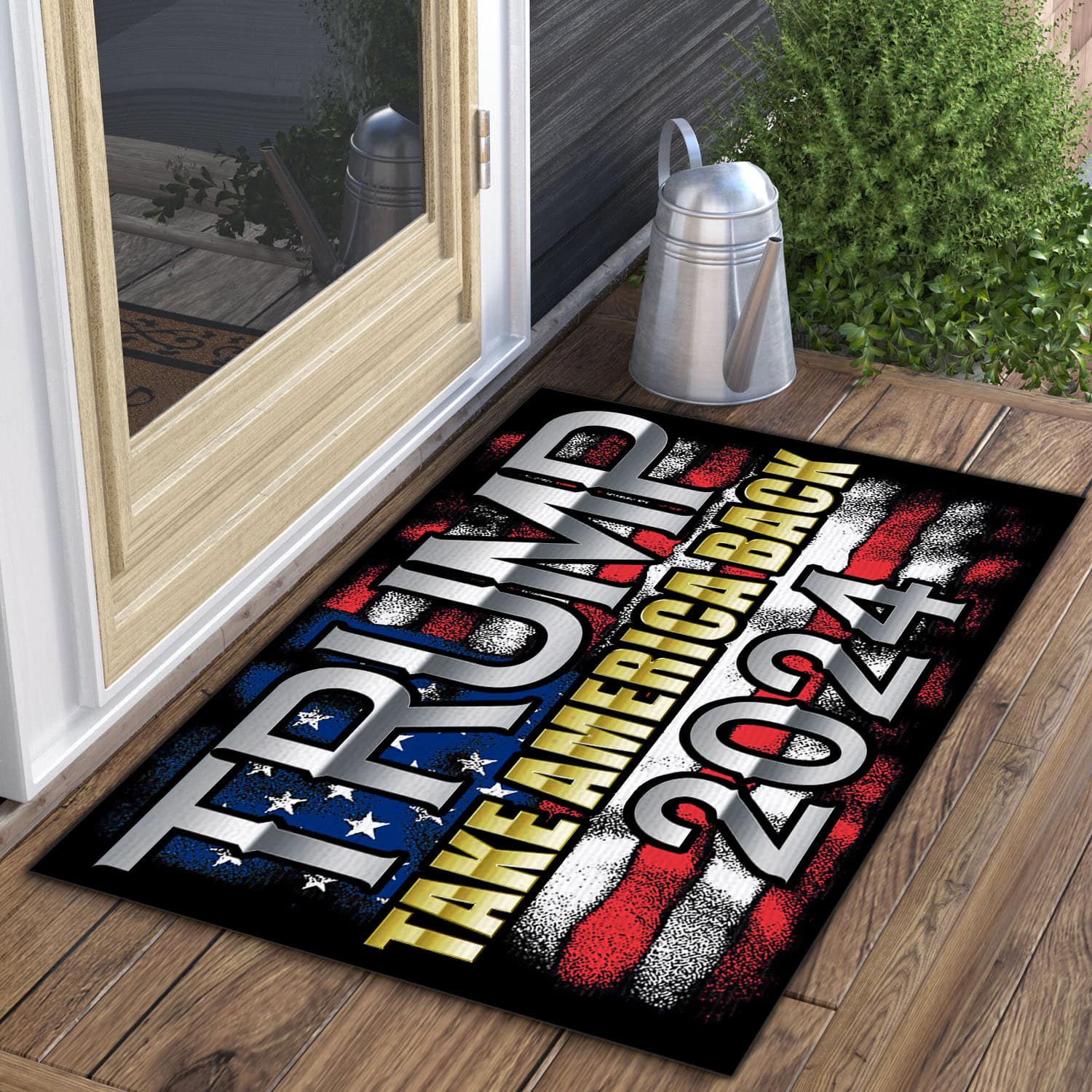 5BN. Trump Back 2024 Doormat mockup 3