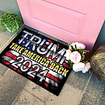 5BN. Trump Back 2024 Doormat mockup 4