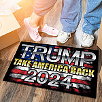 5BN. Trump Back 2024 Doormat mockup 6