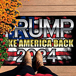 5BN. Trump Back 2024 Doormat mockup 7