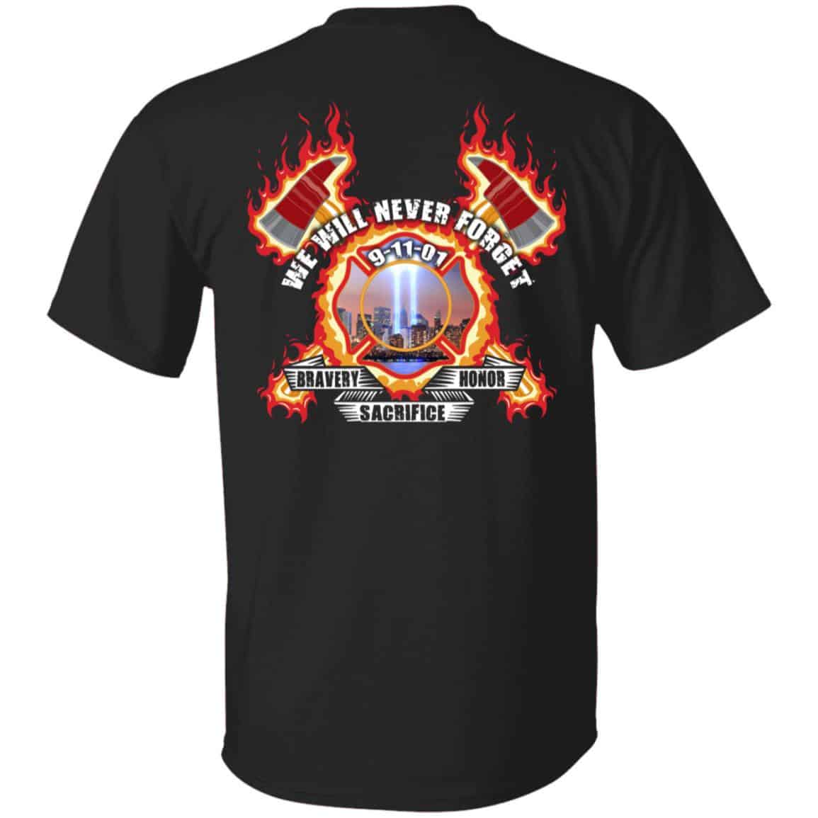 Firefighter Shirt, Black, Unisex T-Shirt Firefighter Shirt, Black, Unisex T-Shirt
