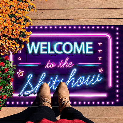 Alternative view of Welcome to The Shitshow Doormat - Outdoor Indoor Doormat