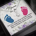 Mama To Be What A Wonderful Mother You'll Be Alluring Beauty Necklace - Mom To Be Pregnancy New Mom Gift