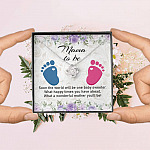 Mama To Be What A Wonderful Mother You'll Be Love Knot Necklace - Mom To Be Pregnancy New Mom Gift