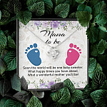 Mama To Be What A Wonderful Mother You'll Be Love Knot Necklace - Mom To Be Pregnancy New Mom Gift