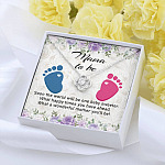 Mama To Be What A Wonderful Mother You'll Be Love Knot Necklace - Mom To Be Pregnancy New Mom Gift