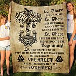 5HP. Viking Prayer Blanket Mockup 5