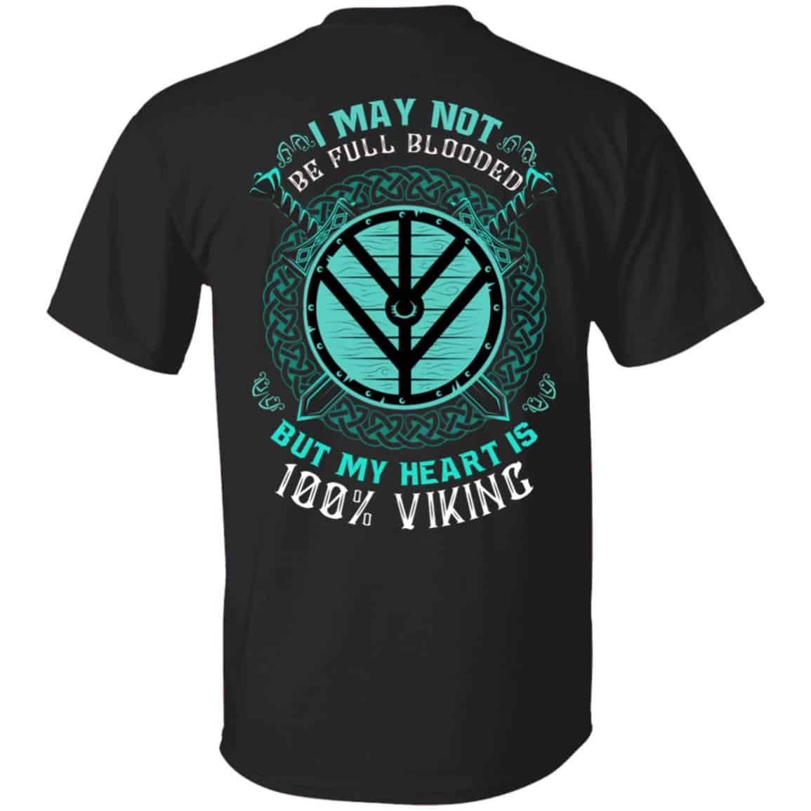 green viking t, Black, Unisex T-Shirt