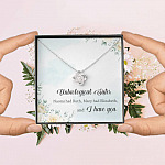 Unbiological Sister Naomi Had Ruth Mary Had Elizabeth And I Have You Love Knot Necklace - Unbiological Sister Gifts Unbiological Sister Naomi Had Ruth Mary Had Elizabeth And I Have You Love Knot Necklace - Unbiological Sister Gifts