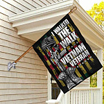 1VT. I Walked The Walk Vietnam Veteran House Flag Mockup 2