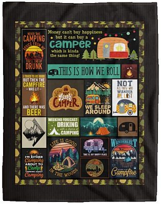 Cozy Plush Fleece Blanket - 60x80