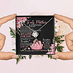 To My Mother From Daughter In My Eyes There Is No One That Can Equal Your Beauty Love Knot Necklace To My Mother From Daughter In My Eyes There Is No One That Can Equal Your Beauty Love Knot Necklace