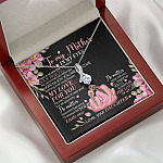 To My Mother From Daughter In My Eyes There Is No One That Can Equal Your Beauty Alluring Beauty Necklace