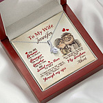 Personalized To My Wife You Are Braver Than You Believe Alluring Beauty Pendant Necklace - Gift For Wife