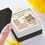 Personalized To My Wife You Are Braver Than You Believe Alluring Beauty Pendant Necklace - Gift For Wife