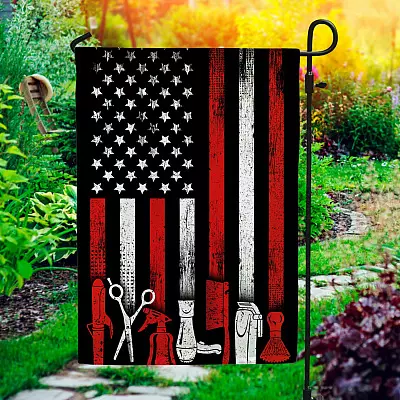 Barber American Decorative Garden Flag - House Flag
