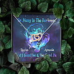 Personalized So Many In The Darkness I Found You And You Found Me Interlocking Hearts Pendant Necklace