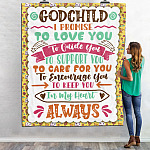3HP. Godchild Blanket Mockup 6