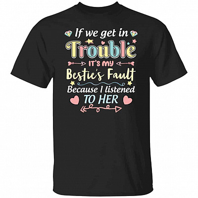 bestie, Black, Unisex T-Shirt