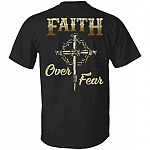 Faith Over Fear t, Black, Unisex T-Shirt