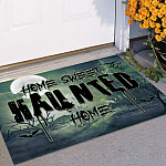 4LV. Home Sweet Haunted (5) Doormat mockup 11