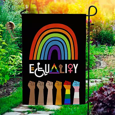 Equality Decorative Garden Flag - House Flag - Equal Rights Flag
