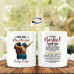 090721-083447-CubeBik-Image-210 Personalized To My Bestie You, White, 11 oz. White Mug