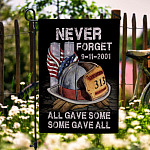 5O. Never Forget-30x40 Garden Flag Mockup 6