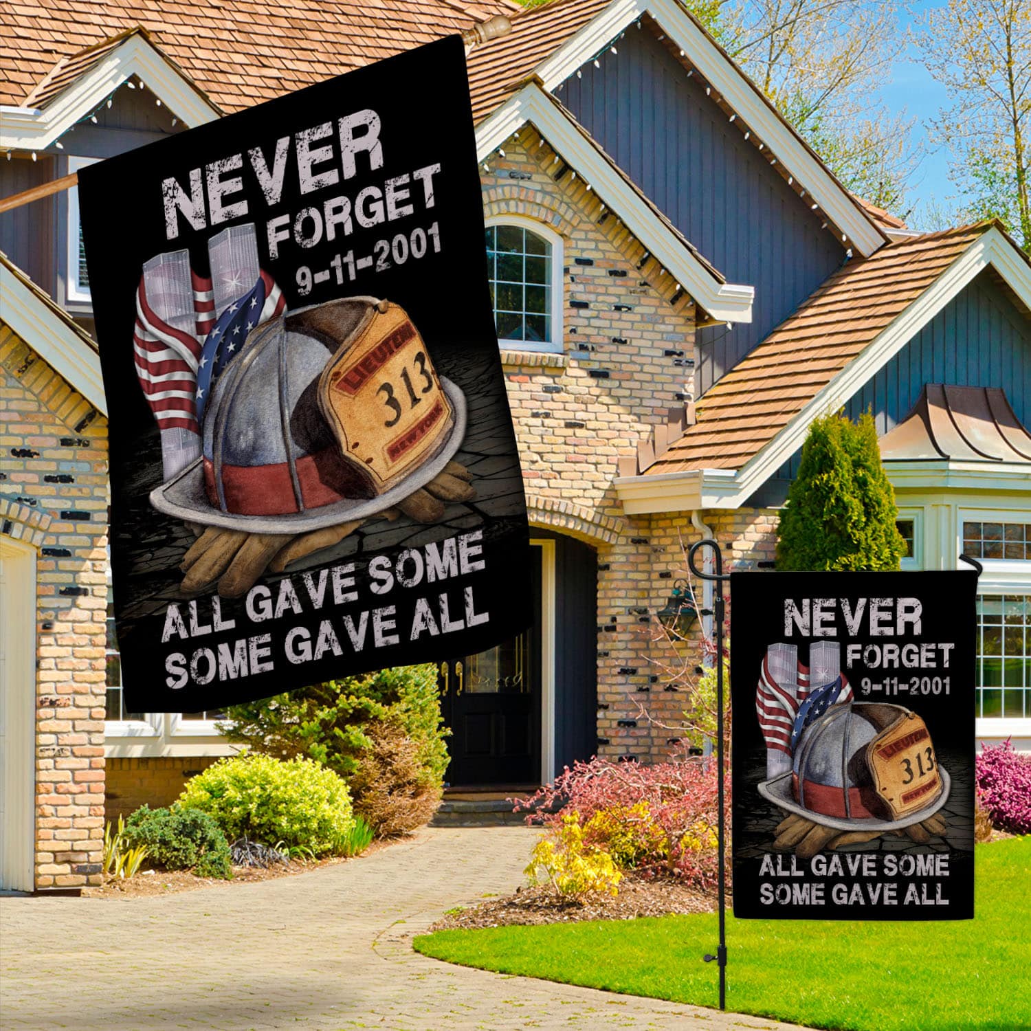 5O. Never Forget-30x40 Garden & House Mockup 3