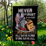 5O. Never Forget-30x40 Garden Flag Mockup 5