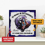 Personalized So Many in the Darkness Yet I Found You Nightmare Christmas Wrapped Framed Canvas Prints - Unframed Poster