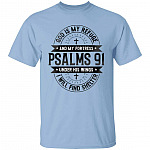 God Is My Refuge Tshirt, Light Blue, Unisex T-Shirt