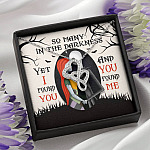 So Many In The Darkness Yet I Found You And You Found Me Double Hearts Necklace