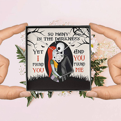 So Many In The Darkness Yet I Found You And You Found Me Love Knot Necklace