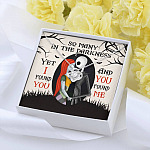 So Many In The Darkness Yet I Found You And You Found Me Love Knot Necklace So Many In The Darkness Yet I Found You And You Found Me Love Knot Necklace