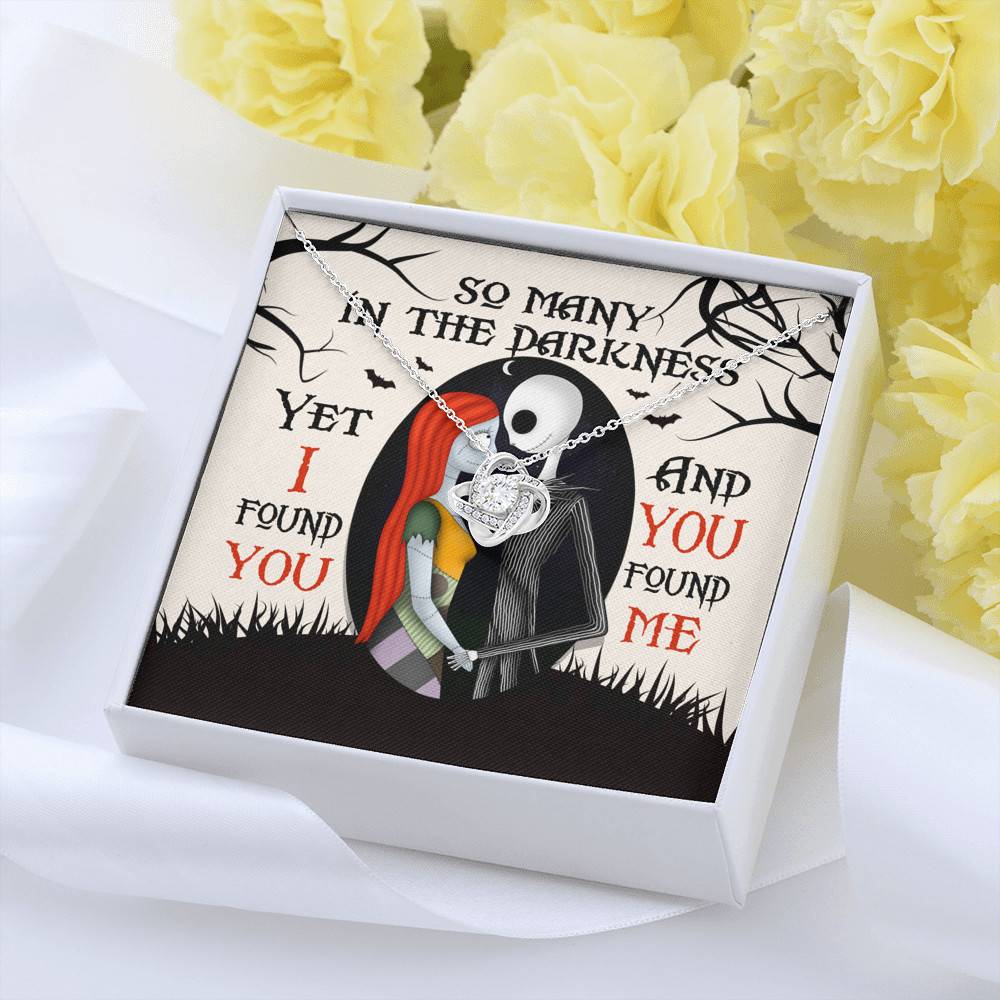 So Many In The Darkness Yet I Found You And You Found Me Love Knot Necklace So Many In The Darkness Yet I Found You And You Found Me Love Knot Necklace