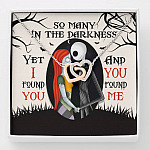 So Many In The Darkness Yet I Found You And You Found Me Joined Interlocking Hearts Necklace - Interlocking Hearts Necklace