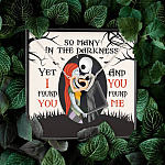 So Many In The Darkness Yet I Found You And You Found Me Joined Interlocking Hearts Necklace