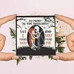 So Many In The Darkness Yet I Found You And You Found Me Joined Interlocking Hearts Necklace
