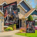 5VT. Firefighter Never Forget All Gave Some Garden & House Mockup 3