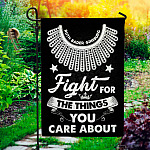 2NH. Fight For_30x40 Garden Flag Mockup 1