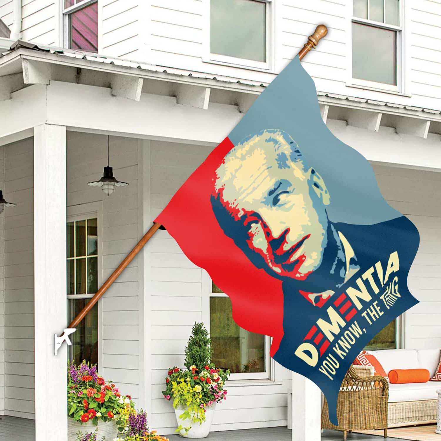 30X40 House Flag Mockup 7