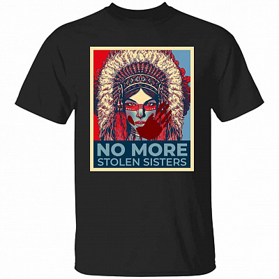 No More Stolen Sisters T-Shirt, Black, Unisex T-Shirt