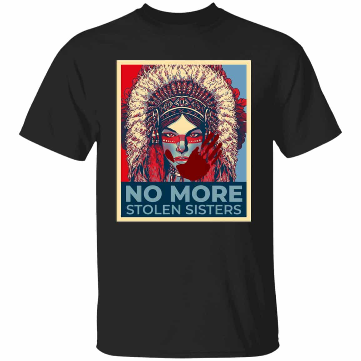 No More Stolen Sisters T-Shirt, Black, Unisex T-Shirt
