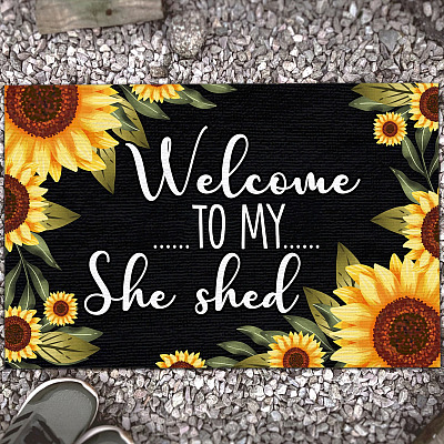 Welcome to My She Shed Doormat - Outdoor Indoor Doormat