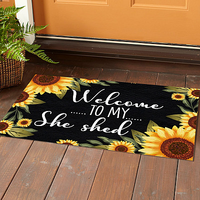 Alternative view of Welcome to My She Shed Doormat - Outdoor Indoor Doormat