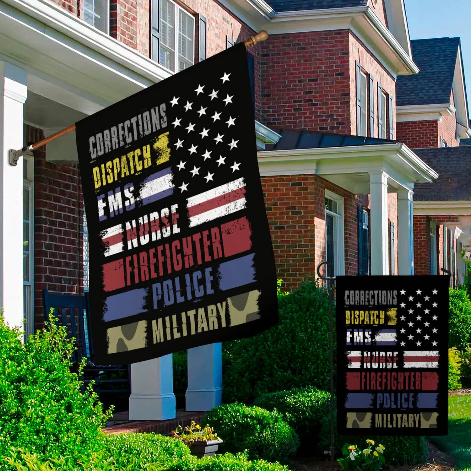 6O. Corrections Dispatch-30x40 side 1 Garden & House Mockup 2